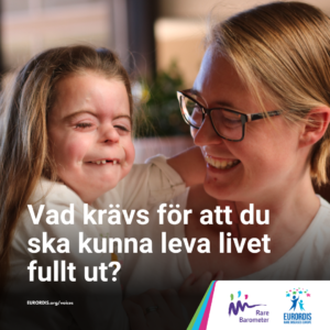 Barn och kvinna 
samt texten "vad krävs för att du ska kunna leva livet fullt ut?"